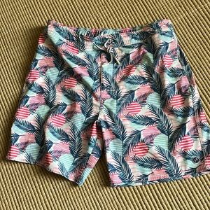 Johnnie-O men’s swim shorts.